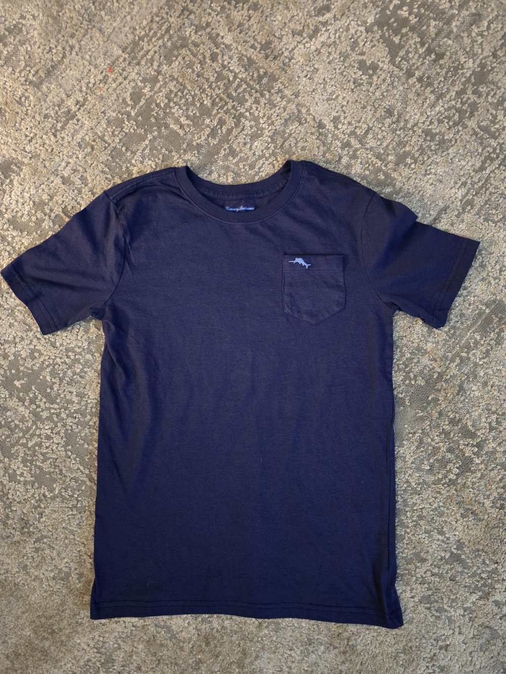 Tommy Bahama Boys Navy Short-Sleeve Pocket Tee